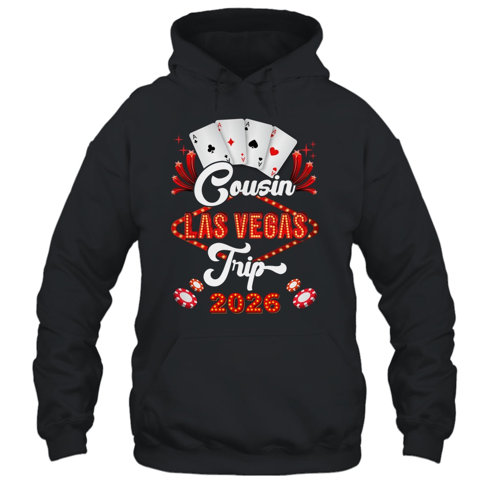 Cousin Las Vegas Trip 2026 Family Squad Vacation Matching Shirt & Tank Top | siriusteestore