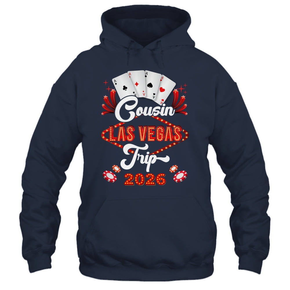Cousin Las Vegas Trip 2026 Family Squad Vacation Matching Shirt & Tank Top | siriusteestore