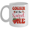 Cousin Of Sweet One Strawberry Frist 1st Birthday Girl Mug | siriusteestore