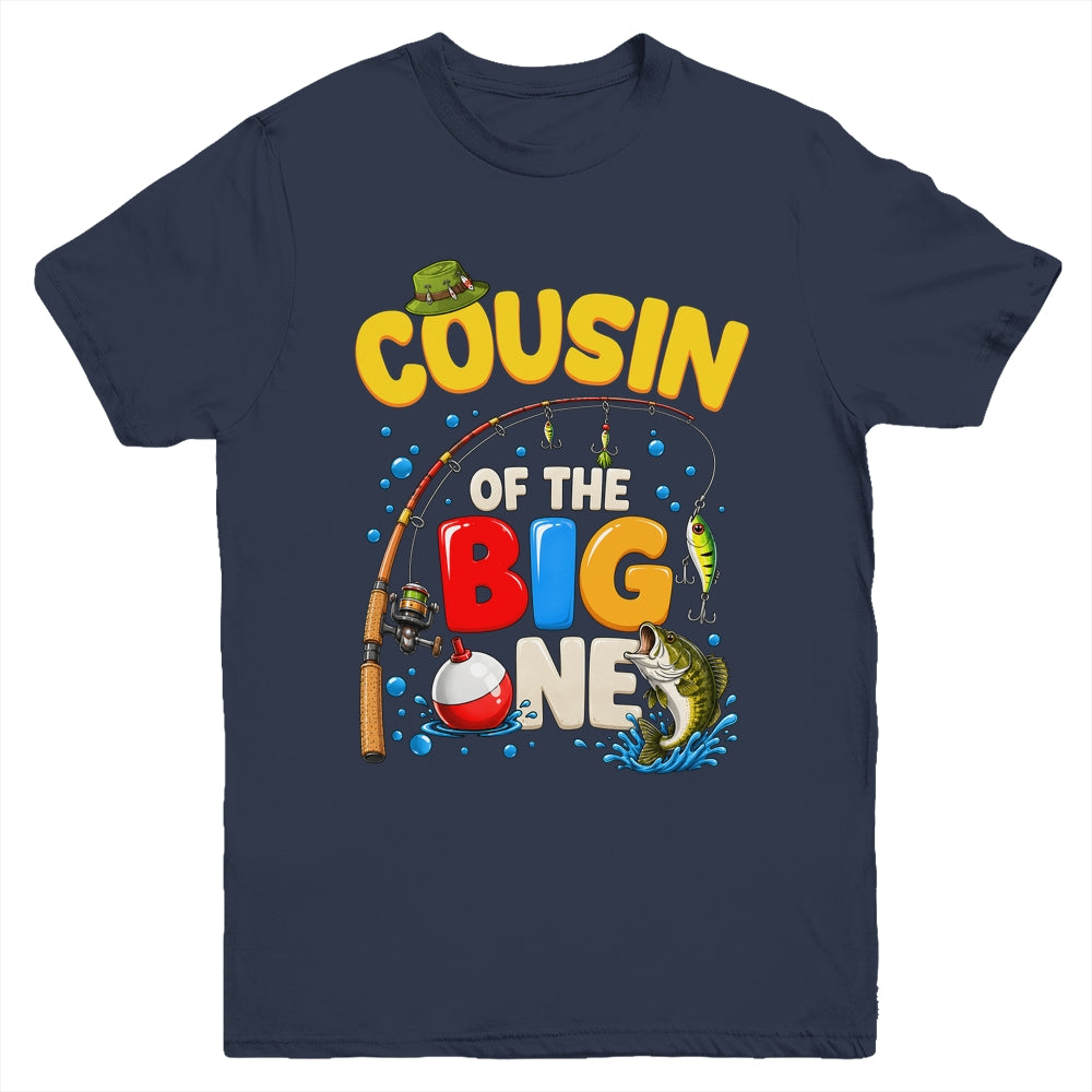 Cousin Of The Big One Fishing Birthday Boy Family Party Youth Shirt | siriusteestore
