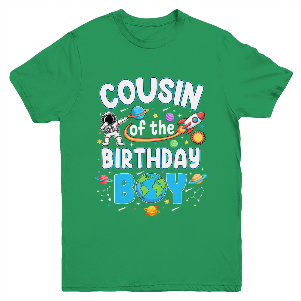 Cousin Of The Birthday Boy Astronaut Family Space Planets Youth Shirt | siriusteestore