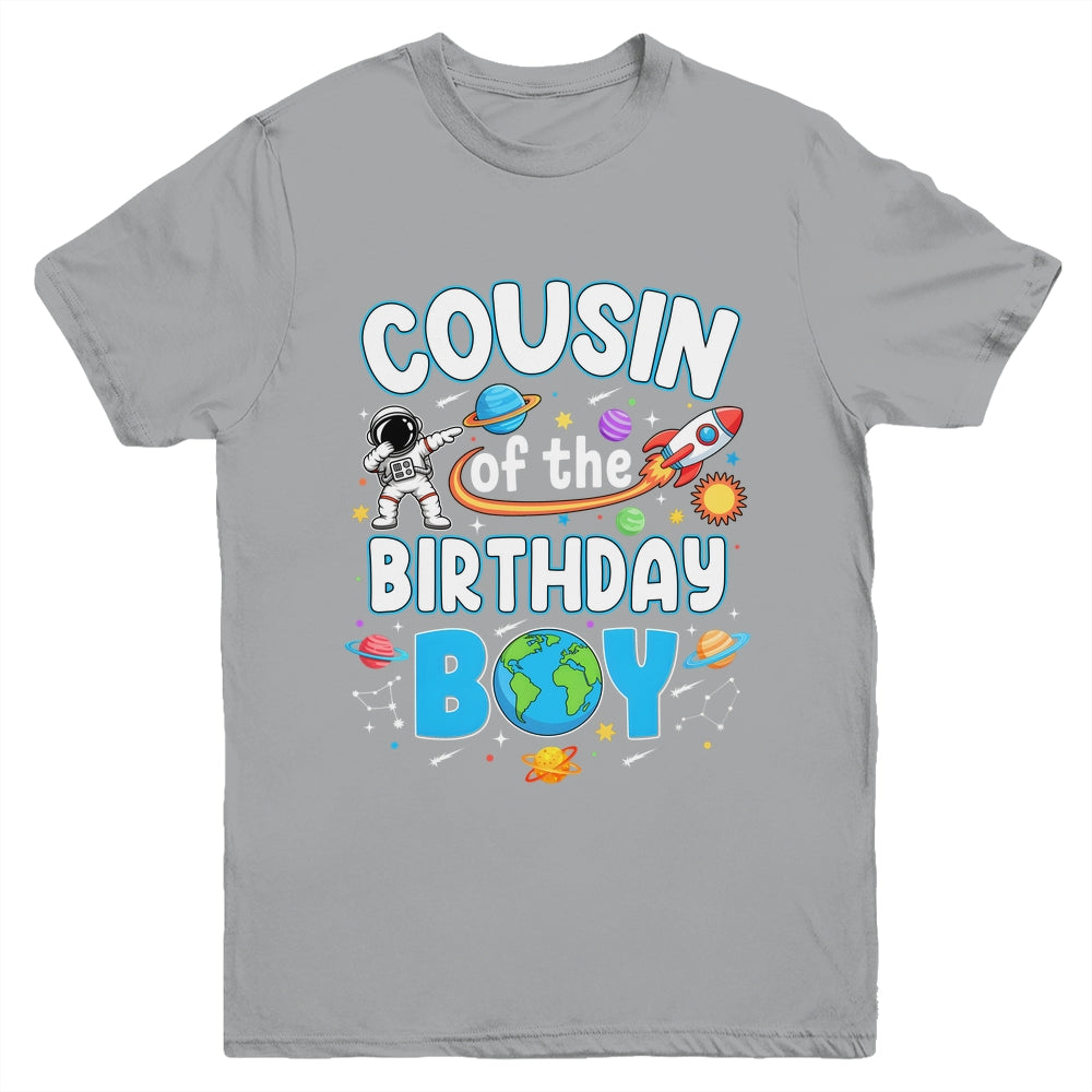 Cousin Of The Birthday Boy Astronaut Family Space Planets Youth Shirt | siriusteestore