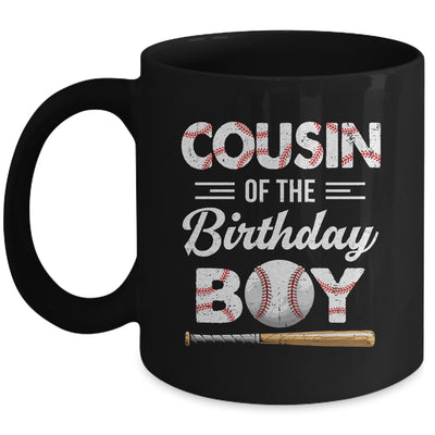 Cousin Of The Birthday Boy Baseball Matching Family Party Mug | siriusteestore