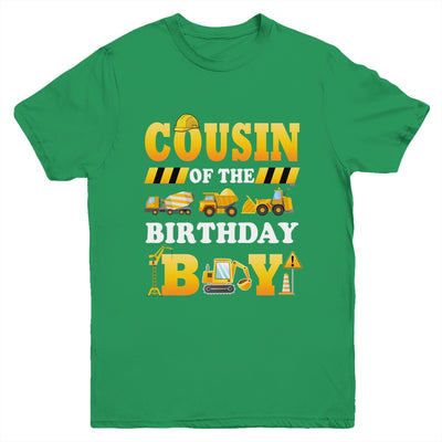 Cousin Of The Birthday Boy Construction Matching Family Youth Shirt | siriusteestore