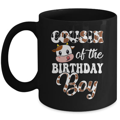 Cousin Of The Birthday Boy Cow Farm 1st Birthday Boy Mug | siriusteestore