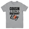 Cousin Of The Birthday Boy Football 1st Birthday Party Youth Shirt | siriusteestore