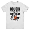 Cousin Of The Birthday Boy Football 1st Birthday Party Youth Shirt | siriusteestore