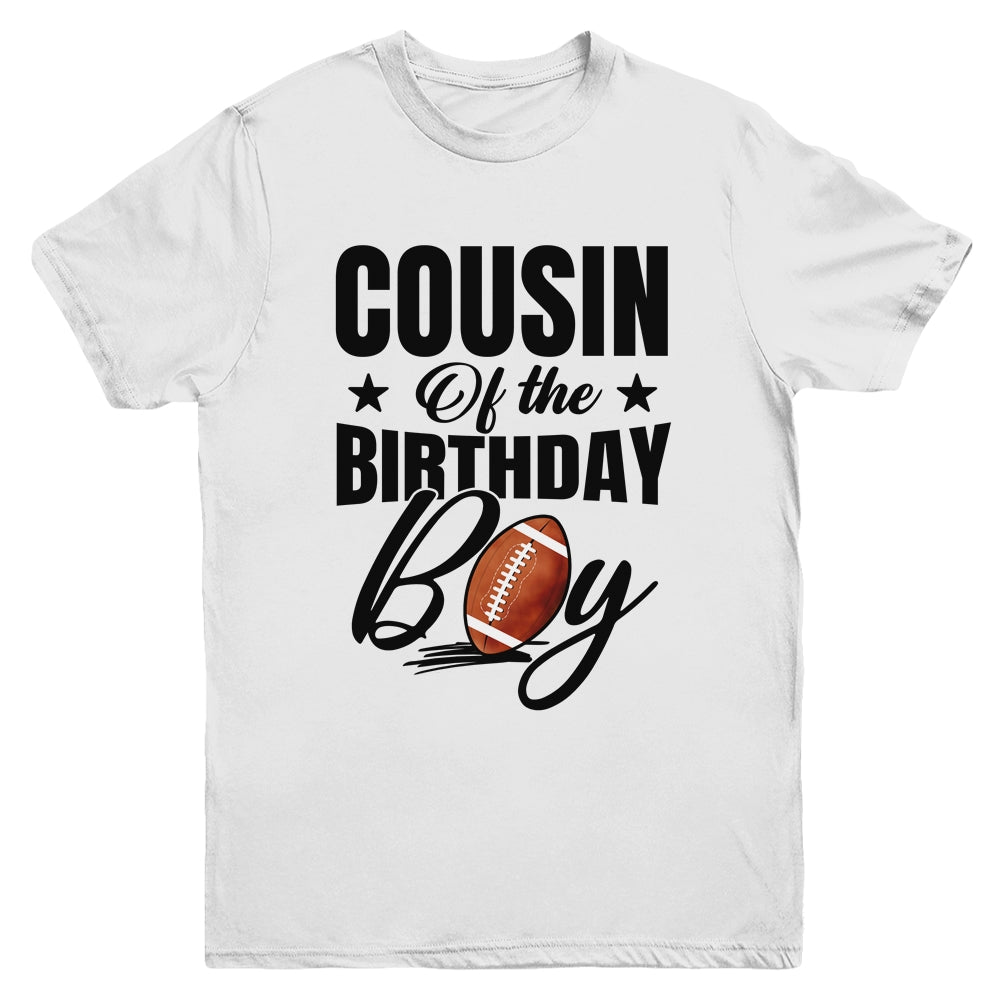 Football My 1st Birthday Shirt Boy Cousin Of The Birthday Boy