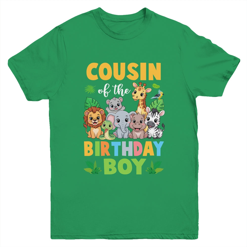 Cousin Of The Birthday Boy Kids Safari Jungle Animal Youth Shirt | siriusteestore