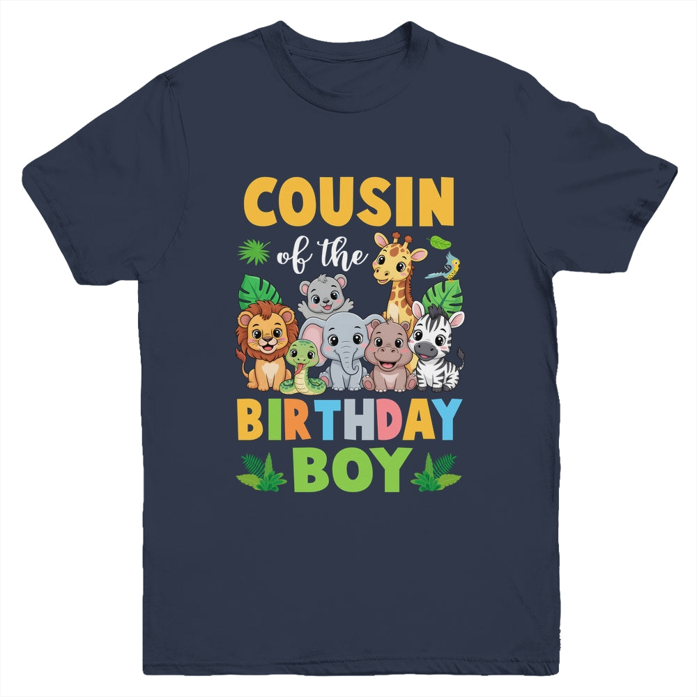 Cousin Of The Birthday Boy Kids Safari Jungle Animal Youth Shirt | siriusteestore