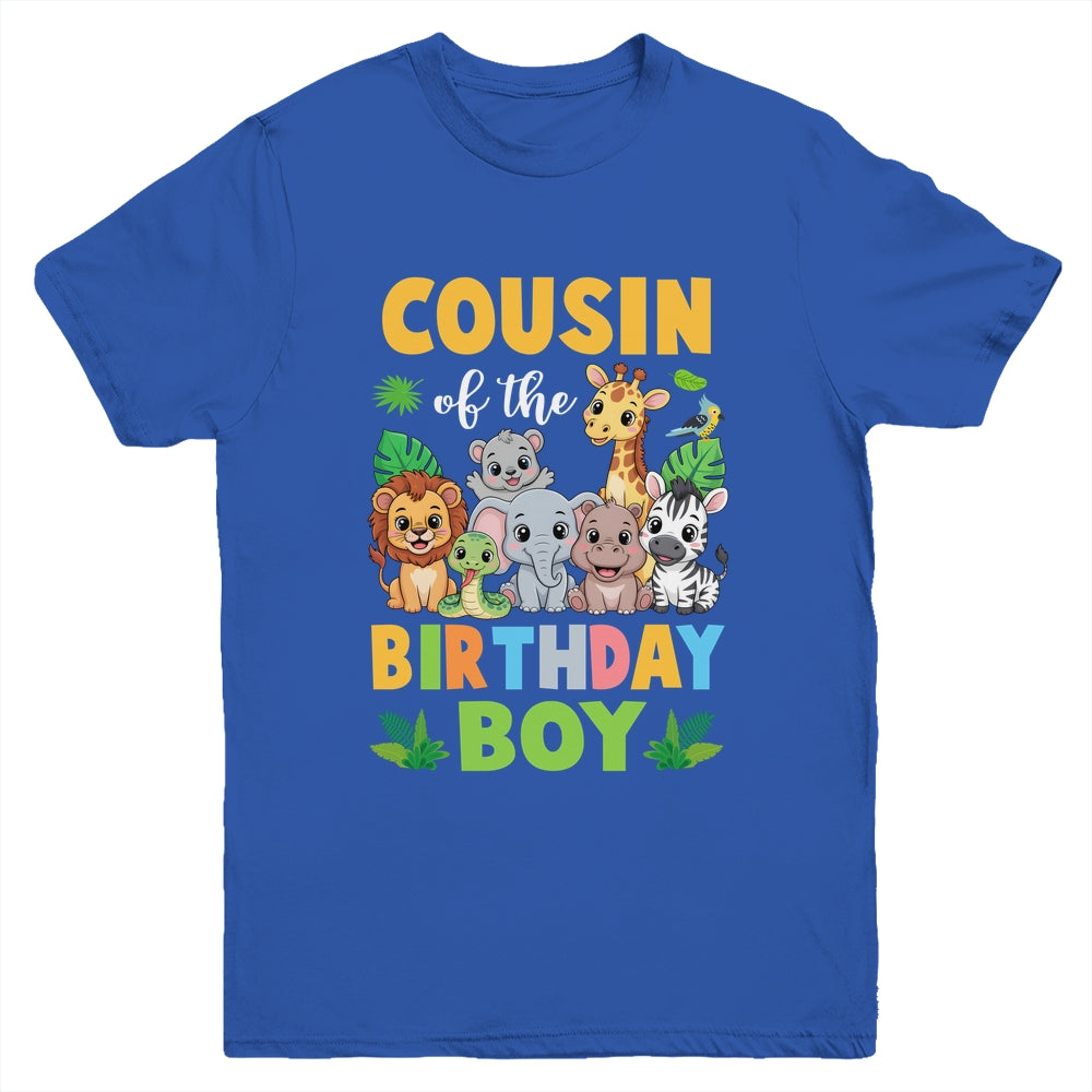 Cousin Of The Birthday Boy Kids Safari Jungle Animal Youth Shirt | siriusteestore
