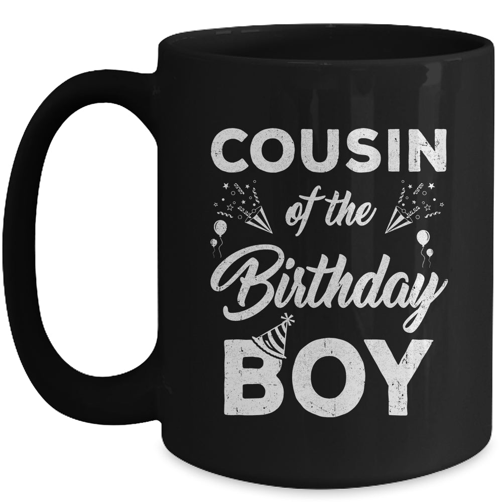 Cousin Of The Birthday Boy Matching Family Party Birthday Mug | siriusteestore