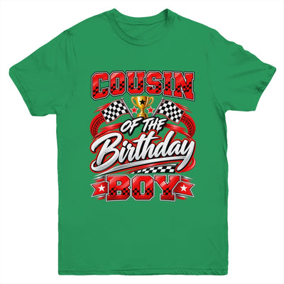 Cousin Of The Birthday Boy Race Car Family Pit Crew Youth Shirt | siriusteestore