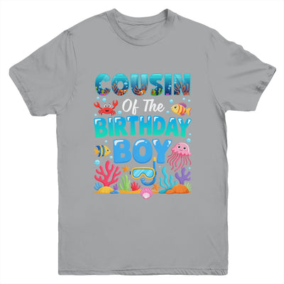 Cousin Of The Birthday Boy Sea Animals Ocean Aquarium Youth Shirt | siriusteestore