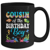 Cousin Of The Birthday Boy Sea Fish Ocean Aquarium Party Mug | siriusteestore