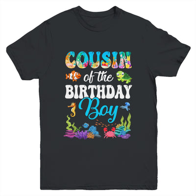 Cousin Of The Birthday Boy Sea Fish Ocean Aquarium Party Youth Shirt | siriusteestore