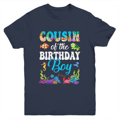 Cousin Of The Birthday Boy Sea Fish Ocean Aquarium Party Youth Shirt | siriusteestore