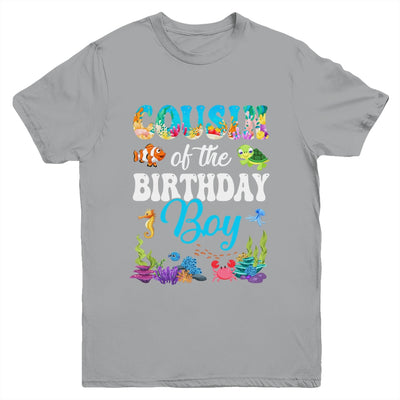 Cousin Of The Birthday Boy Sea Fish Ocean Aquarium Party Youth Shirt | siriusteestore