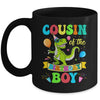 Cousin Of The Birthday Boy T-Rex Dinosaur Birthday Party Mug | siriusteestore
