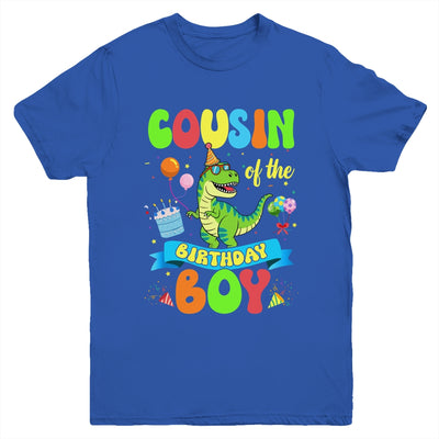 Cousin Of The Birthday Boy TRex Dinosaur Birthday Family Youth Shirt | siriusteestore