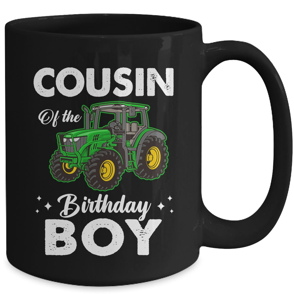 Cousin Of The Birthday Boy Tractors Farm Party Farmer Mug | siriusteestore