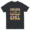 Cousin Of The Birthday Girl 1st Ice Cream Party Family Youth Shirt | siriusteestore