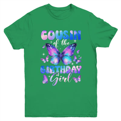 Cousin Of The Birthday Girl Butterfly Family Matching Youth Shirt | siriusteestore