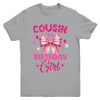 Cousin Of The Birthday Girl Coquette Bow Matching Family Youth Shirt | siriusteestore