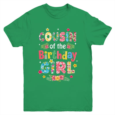 Cousin Of The Birthday Girl Hawaii Family Party Decor Youth Shirt | siriusteestore