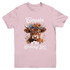 Cousin Of The Birthday Girl Highland Cow Farm Family Youth Shirt | siriusteestore