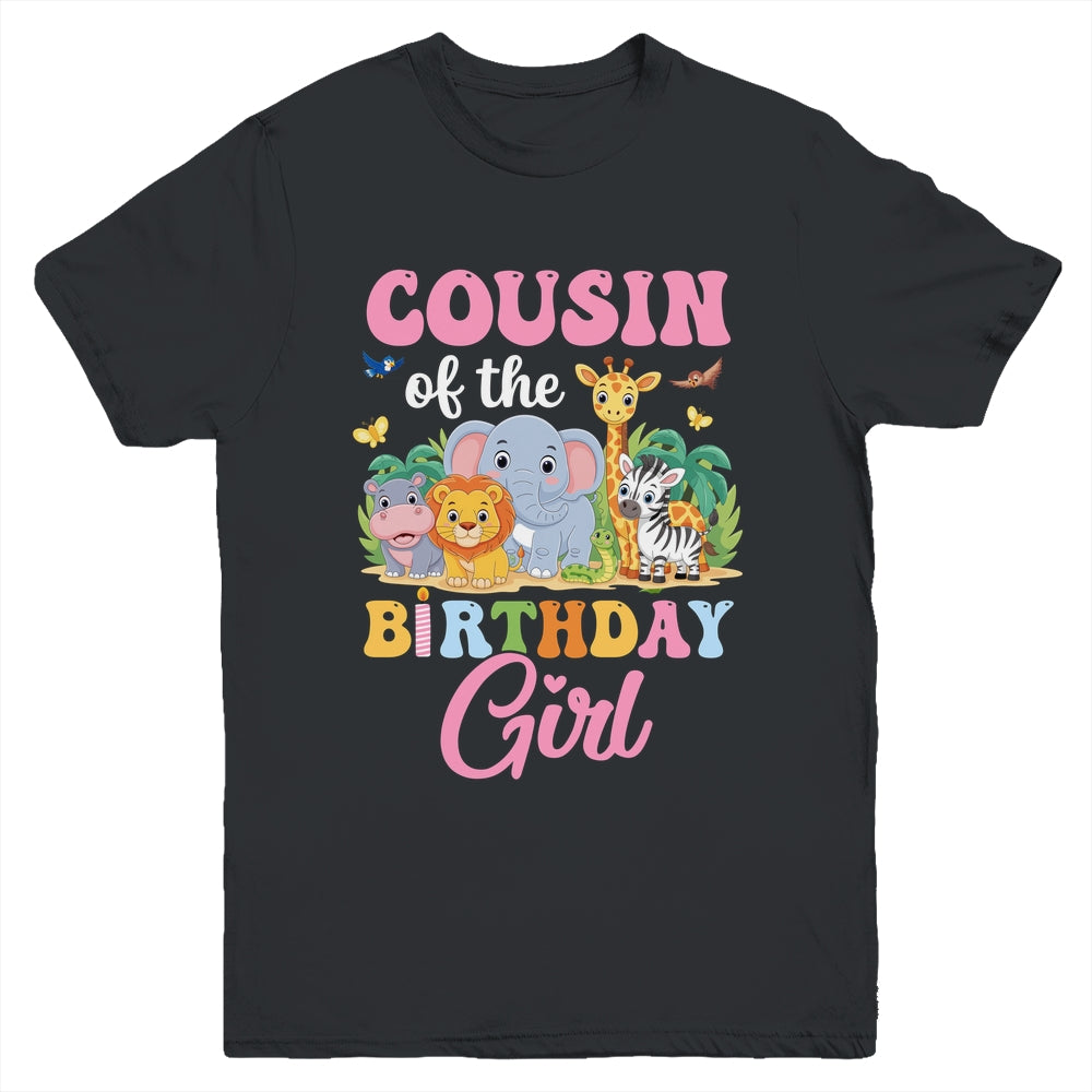 Cousin Of The Birthday Girl Kids Safari Jungle Animal Youth Shirt | siriusteestore