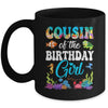 Cousin Of The Birthday Girl Sea Fish Ocean Aquarium Party Mug | siriusteestore
