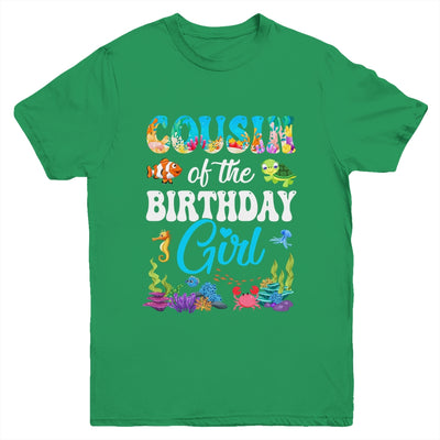 Cousin Of The Birthday Girl Sea Fish Ocean Aquarium Party Youth Shirt | siriusteestore