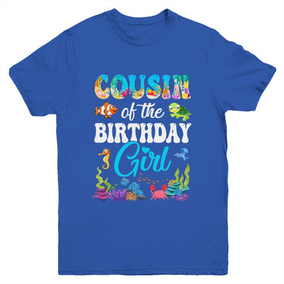 Cousin Of The Birthday Girl Sea Fish Ocean Aquarium Party Youth Shirt | siriusteestore