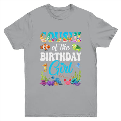 Cousin Of The Birthday Girl Sea Fish Ocean Aquarium Party Youth Shirt | siriusteestore