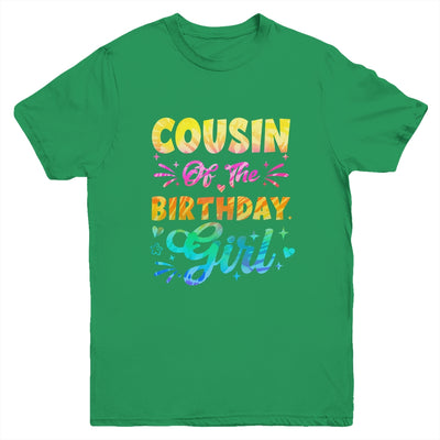 Cousin Of The Birthday Girl Tie Dye 1st Birthday Family Youth Shirt | siriusteestore
