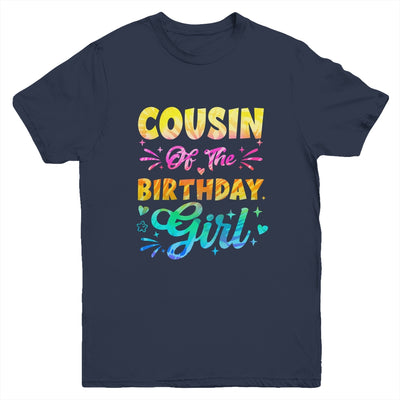 Cousin Of The Birthday Girl Tie Dye 1st Birthday Family Youth Shirt | siriusteestore