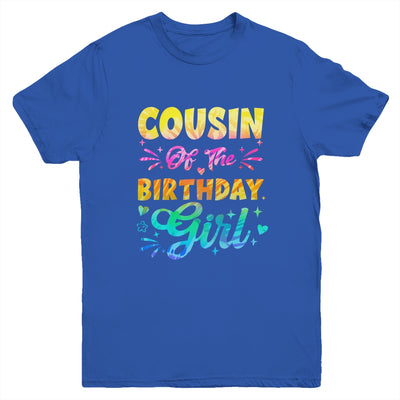 Cousin Of The Birthday Girl Tie Dye 1st Birthday Family Youth Shirt | siriusteestore