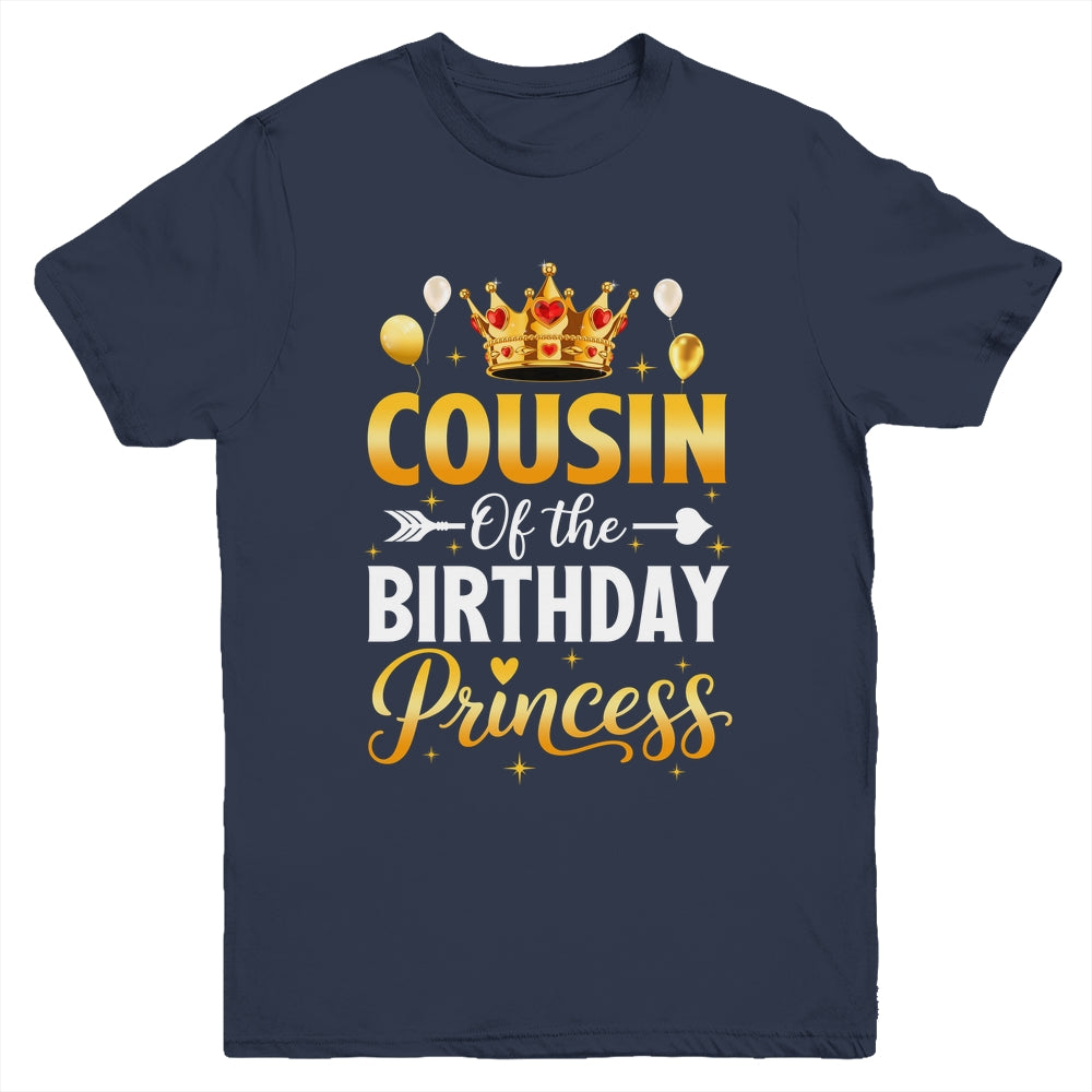 Cousin Of The Birthday Princess Birthday Girl Family Kid Youth Shirt | siriusteestore