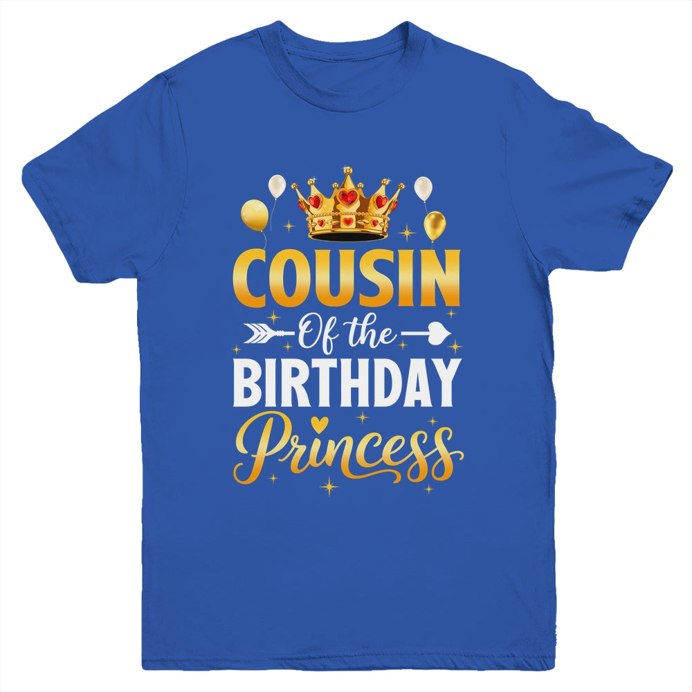Cousin Of The Birthday Princess Birthday Girl Family Kid Youth Shirt | siriusteestore