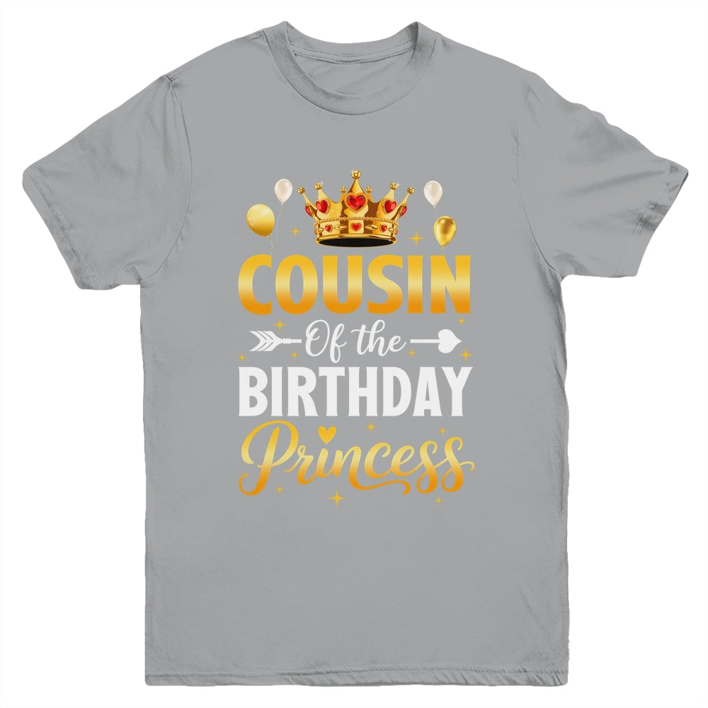 Cousin Of The Birthday Princess Birthday Girl Family Kid Youth Shirt | siriusteestore