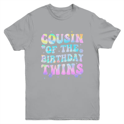 Cousin Of The Birthday Twins Girls Kids Party Retro Bday Youth Shirt | siriusteestore