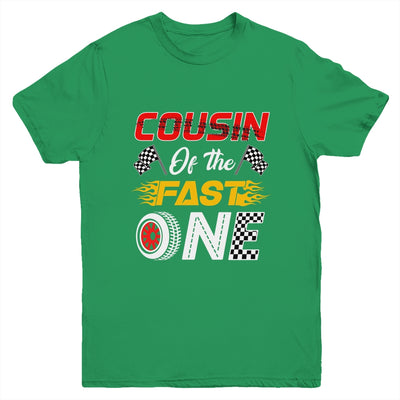 Cousin Of The Fast One 1st Birthday Race Car Family Youth Shirt | siriusteestore