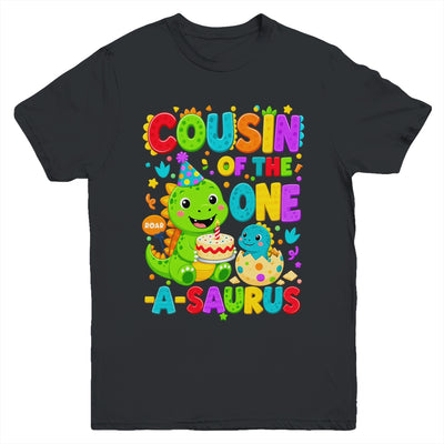 Cousin Of The One-A-Saurus 1St Birthday Boy T-Rex Dinosaur Youth Shirt | siriusteestore