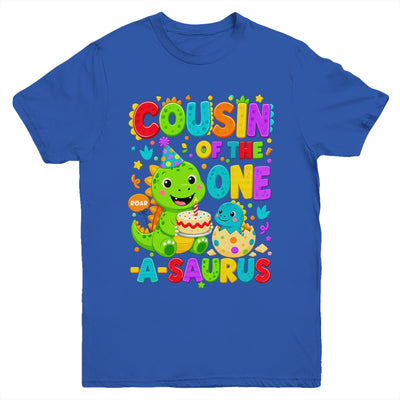 Cousin Of The One-A-Saurus 1St Birthday Boy T-Rex Dinosaur Youth Shirt | siriusteestore
