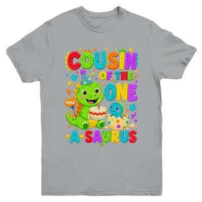 Cousin Of The One-A-Saurus 1St Birthday Boy T-Rex Dinosaur Youth Shirt | siriusteestore