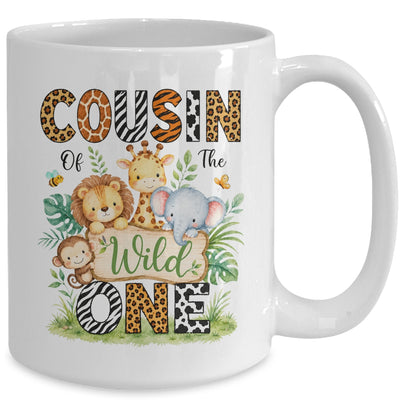 Cousin Of The Wild One First Birthday Boy Jungle Safari Mug | siriusteestore