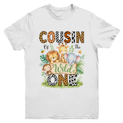 Cousin Of The Wild One First Birthday Boy Jungle Safari Youth Shirt | siriusteestore