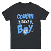 Cousin Says Boy Gender Reveal Team Boy Pregnancy Cousins Youth Shirt | siriusteestore