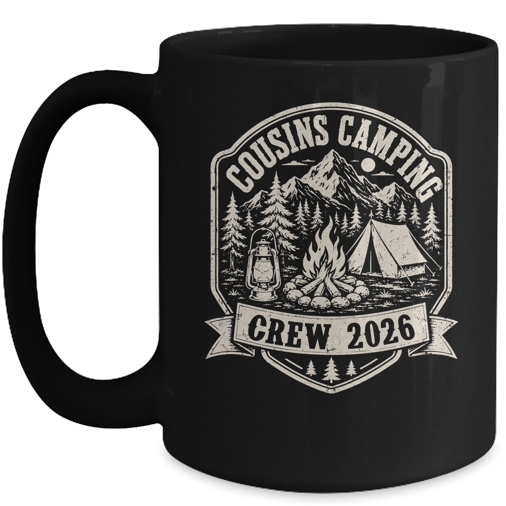 Cousins Camping Crew 2026 Summer Camp Men Women Boys Girls Mug | siriusteestore